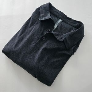 Men's Vuori Big & Tall  Strato Tech Polo Style #V188 - Charcoal Heather - XXL -